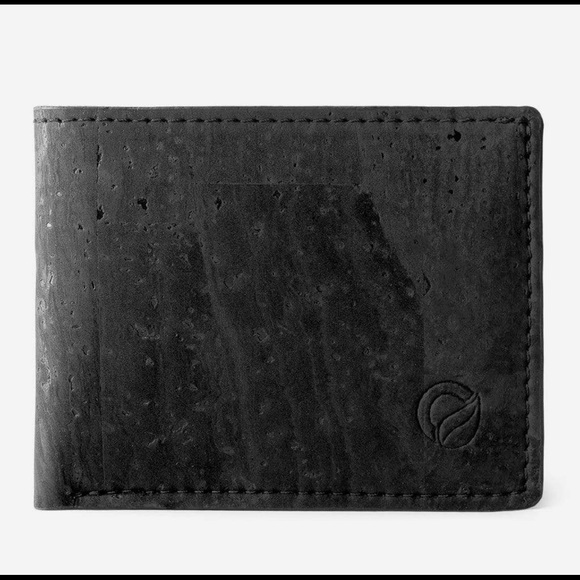 CORKOR Men’s Slim Bifold Wallet - Black - Picture 8 of 11